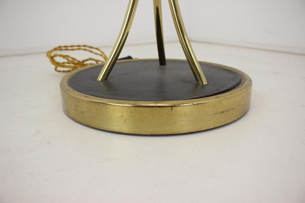 Brass Floor Lamp, Czechoslovakia, 1950s-TZ-1384757