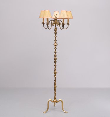 Brass Floor Lamp from Maison Baguès, France, 1960s-GCG-1789792