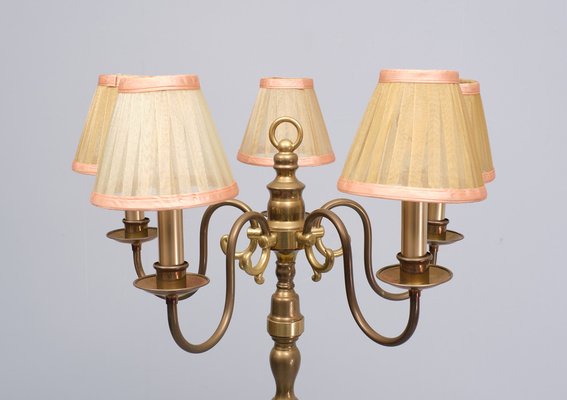 Brass Floor Lamp from Maison Baguès, France, 1960s-GCG-1789792