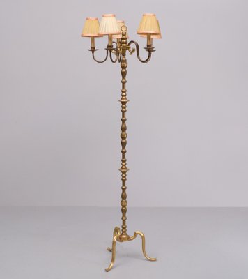 Brass Floor Lamp from Maison Baguès, France, 1960s-GCG-1789792