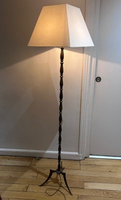 Brass Floor Lamp from Maison Jansen, 1950s-AVC-1800421