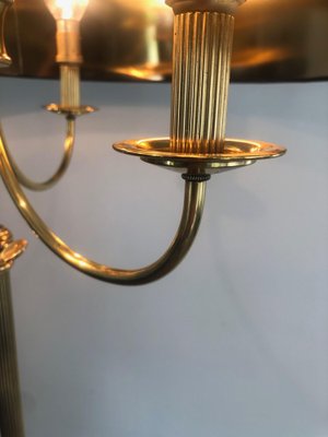 Brass Floor Lamp in the Taste of the House Jansen, 1940s-BA-1373187