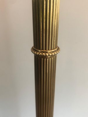 Brass Floor Lamp in the Taste of the House Jansen, 1940s-BA-1373187