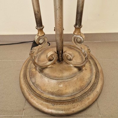 Brass Floor Lamp with Ceramic and Glass-ITF-2027580