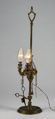 Brass Florentine Lamp Lucerna with Two Lights, Italy, 900s-RAQ-1332955