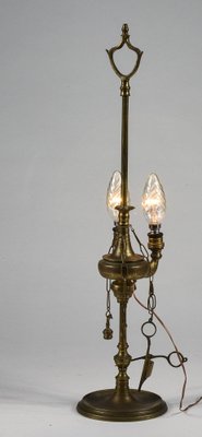 Brass Florentine Lamp Lucerna with Two Lights, Italy, 900s-RAQ-1332955