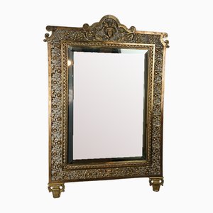 Brass Frame Mirror, 1890s-AJN-1709092