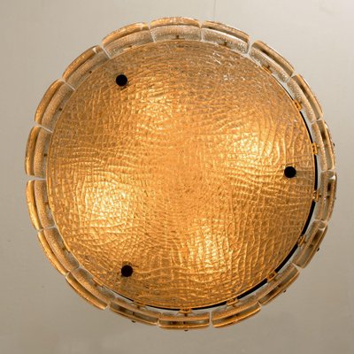 Brass & Glass Light Fixture from Kaiser Leuchten, 1960s-VDW-959083