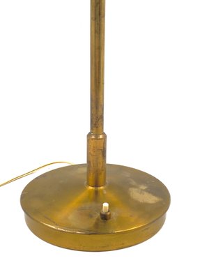 Brass & Glass Table or Desk Lamp by Oscar Torlasco for Lumi, 1960s-TXN-1386197