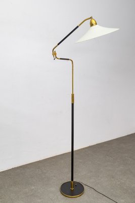 Brass Ground Lamp, Italy, 1950s-LMR-1367066