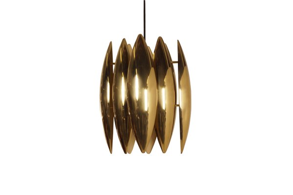 Brass Kastor Pendant Lamp by John Hammerborg for Fog & Mørup-BPJ-1187724