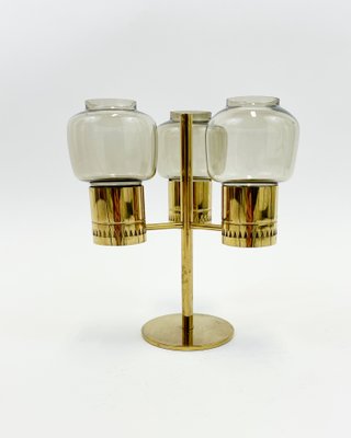 Brass L-67 Candleholder by Hans-Agne Jakobsson, 1960s-SFW-1268397