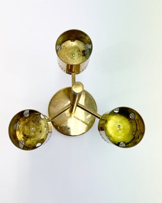 Brass L-67 Candleholder by Hans-Agne Jakobsson, 1960s-SFW-1268397