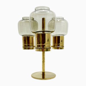 Brass L-67 Candleholder by Hans-Agne Jakobsson, 1960s-SFW-1268397