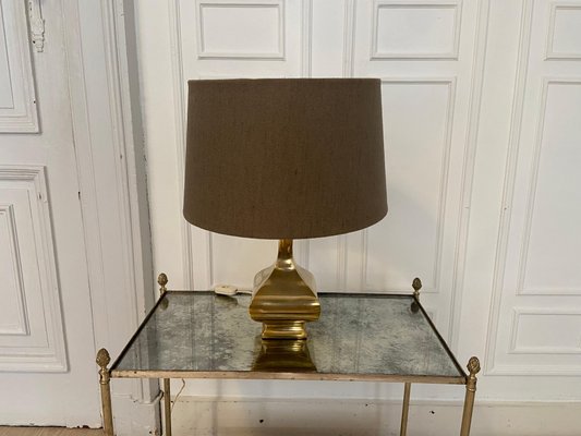 Brass Lamp in the style of Maria Pergay, 1970s-JG-1364147