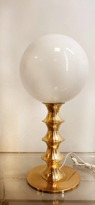 Brass Light with White Sphere-QLH-1816645