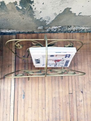 Brass Magazine Rack, 1950s-LCU-689746