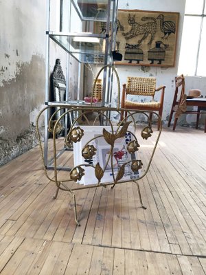 Brass Magazine Rack, 1950s-LCU-689746