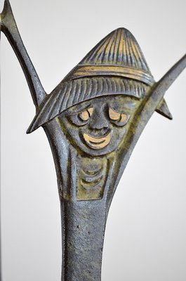 Brass Male with Cactus Tool by Walter Bosse for Herta Baller, 1950s-OV-726603