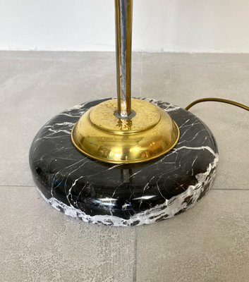 Brass & Marble Floor Lamp by Isabelle & Richard Faure, France, 1970s-LYQ-1171514