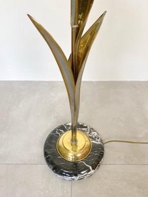 Brass & Marble Floor Lamp by Isabelle & Richard Faure, France, 1970s-LYQ-1171514