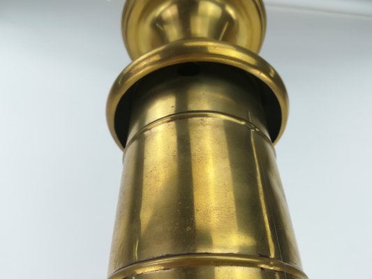 Brass Maritim Ship Ceiling Lamp, 1890s-KDB-1416966