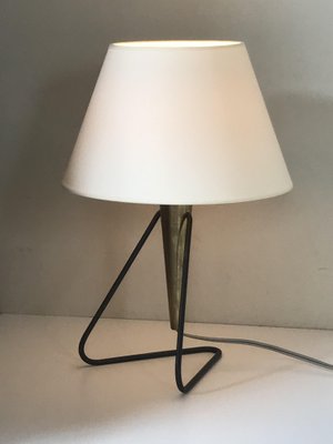 Brass & Metal Table Lamp, 1960s-NER-1354817