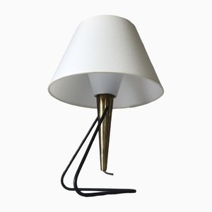 Brass & Metal Table Lamp, 1960s-NER-1354817