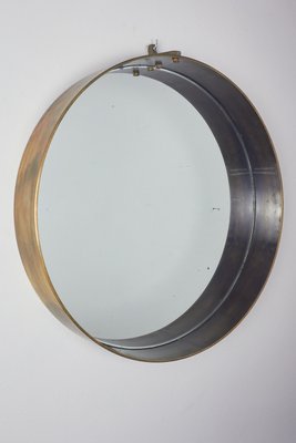 Brass Mirror by Franco Minissi, 70s-LMR-2033211