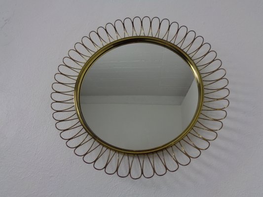 Brass Mirror by Josef Frank for Svenskt Tenn, 1960s-RDW-2041729