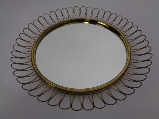 Brass Mirror by Josef Frank for Svenskt Tenn, 1960s-RDW-2041729