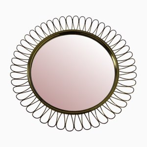 Brass Mirror by Josef Frank for Svenskt Tenn, 1960s-RDW-2041729