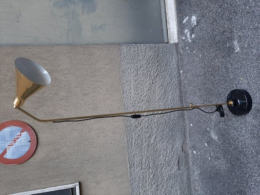 Brass Model LTE3 Floor Lamp by Ignazio Gardella for Azucena, 2000s-OHK-1148216