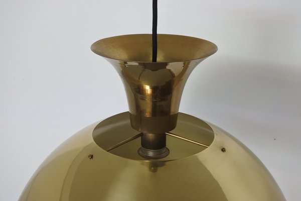 Brass Model P65 Pendant Lamp or Chandelier by Florian Schulz, Germany, 1976-IM-684981