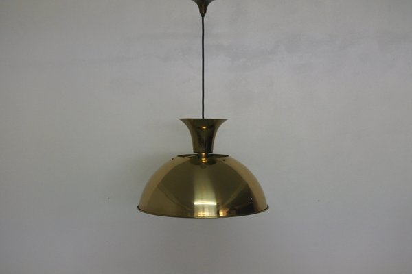 Brass Model P65 Pendant Lamp or Chandelier by Florian Schulz, Germany, 1976-IM-684981