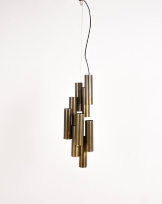 Brass Multi Cylinder Lamp in the Style of Gio Ponti from Lumière Bologna, Italy-JDR-1126289