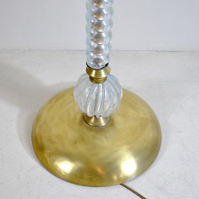 Brass & Murano Glass Floor Lamp from Barovier & Toso, 1940s-JQO-844718