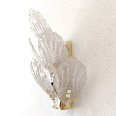 Brass & Murano Sconce, 1960s-CQZ-744193