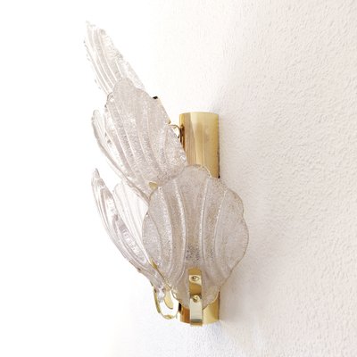 Brass & Murano Sconce, 1960s-CQZ-744193