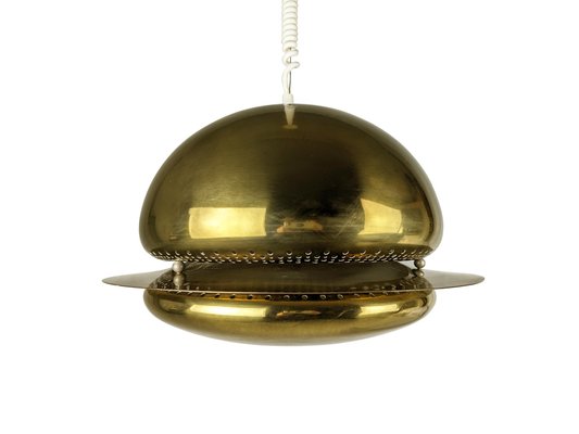 Brass & Optical Glass Nictea Pendant by Tobia & Afra Scarpa for Flos, 1971-RD-2040279