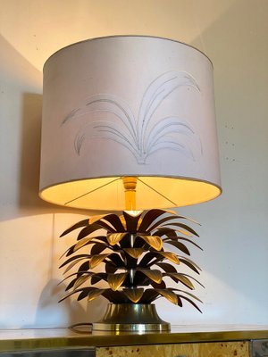 Brass Palm Table Lamp, 1970s-NPC-1238881