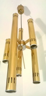 Brass Pendant by Oscar Torlasco, 1970s-EI-203171