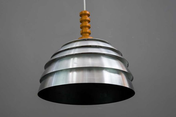 Brass Pendant Lamp by Hans Agne Jakobsson, 1960s-SPD-866229