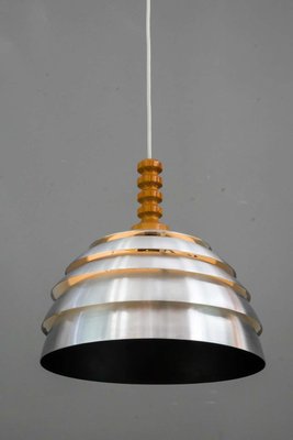 Brass Pendant Lamp by Hans Agne Jakobsson, 1960s-SPD-866229