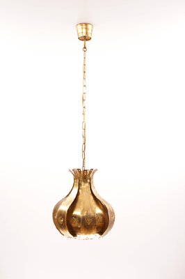 Brass Pendant Lamp by Svend Aage Holm Sørensen for Holm Sørensen & Co, 1960s-KIJ-837556