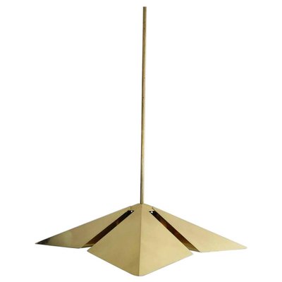 Brass Pendant Lamp from Vereinigte Werkstätten München, Germany, 1970s-SFD-728490