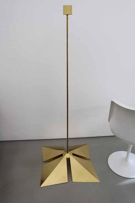 Brass Pendant Lamp in Brass from Vereinigte Werkstätten Collection, 1970s-FJP-1729845