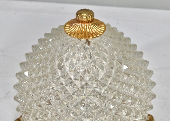 Brass Pineapple Ceiling or Wall Light by Gaetano Sciolari, Italy, 1960s-1970s-TE-1812075