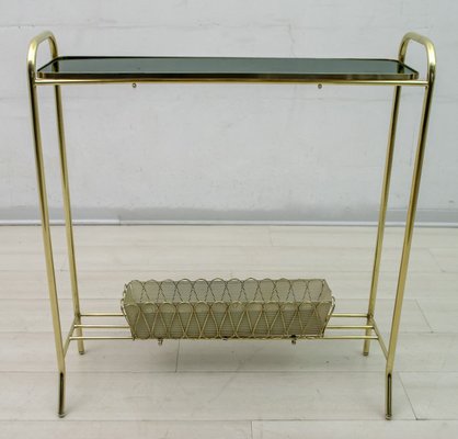 Brass Side Table or Planter by Gio Ponti for Casa e Giardino, 1940s-FER-809209