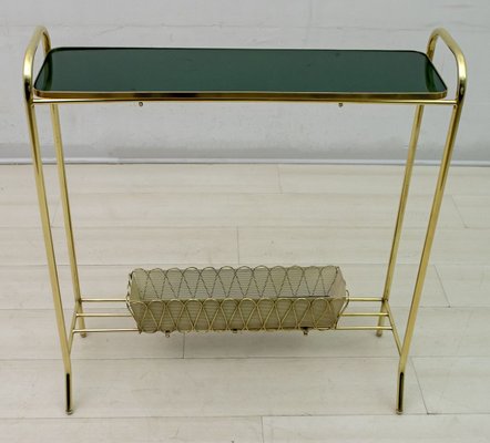 Brass Side Table or Planter by Gio Ponti for Casa e Giardino, 1940s-FER-809209